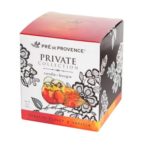 European Soaps Private Collection Jar Candle Tobacco Flower and Vanilla {4}