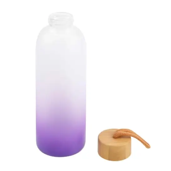 24oz. Frosted Glass Sublimation Bottle by Make Market® Purple Gradient {3}