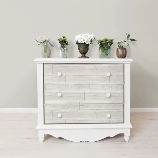 NuWallpaper Serene Cream Peel & Stick Wallpaper {4}