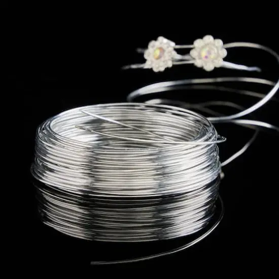 Rhodium 18-Gauge Aluminum Wire By Bead Landing&trade; {3}