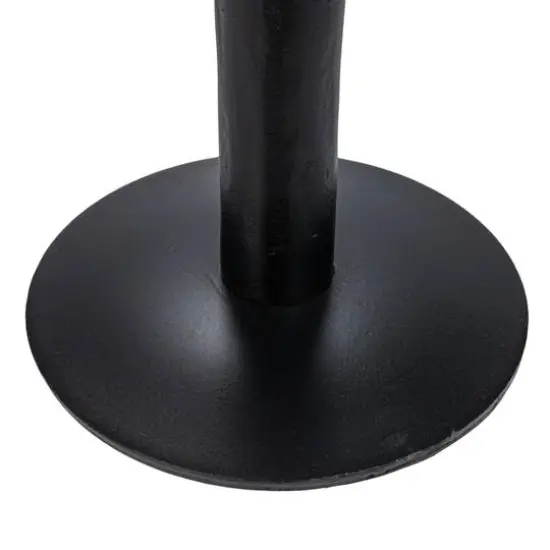 Hello Honey&reg; 24" Tall Black Hand-Forged Metal Taper Holder {9}