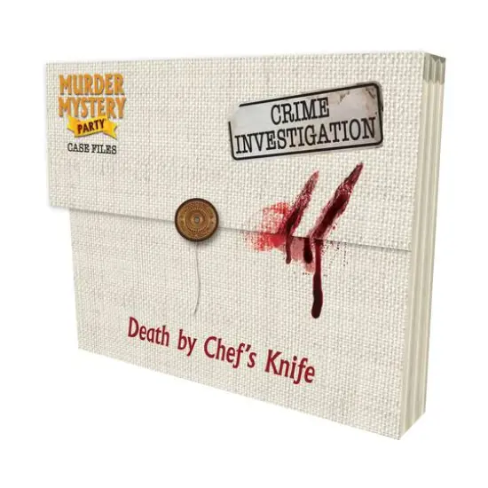 Murder Mystery Party Case Files: Death By Chef's Knife {9}
