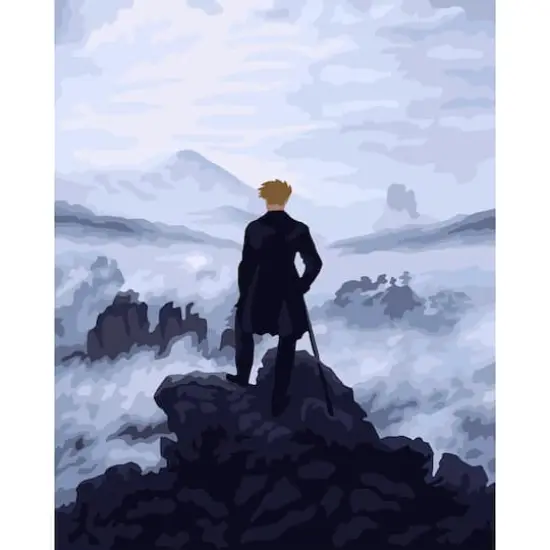 8" x 10" Wanderer Paint-by-Number Kit with Wood Display Hanger by Artist's Loft&reg; {1}