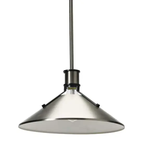 Hello Honey&reg; 4.4ft. Metal Ceiling Light Antique Nickel and Black {1}