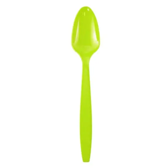 JAM Paper Plastic Spoons, 100ct. Lime Green {1}