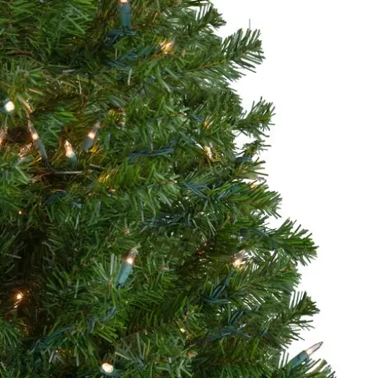 5ft. Pre-Lit Canadian Pine Artificial Christmas Tree, Clear Lights {10}