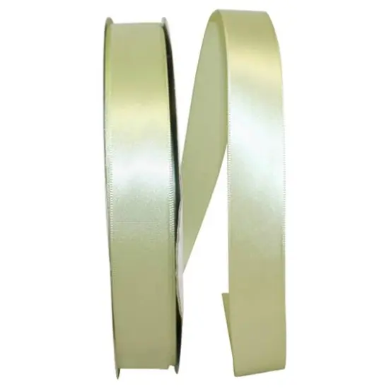 JAM Paper 7/8" x 100yd. Satin Single Face Ribbon Lime Juice {1}