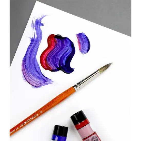 Connoisseur&reg; Synthetic Mongoose Long Handle Round Brush {5}