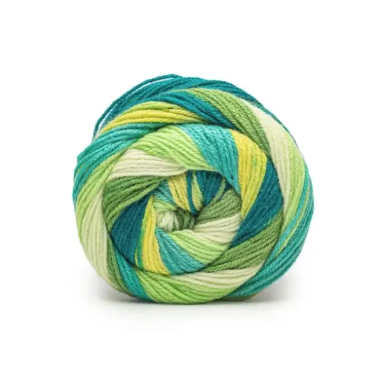 Caron&reg; Cinnamon Swirl Cakes&trade; Yarn Green Flash {3}