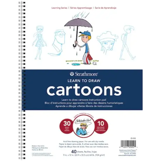 Strathmore&reg; Learn to Draw Cartoons Instruction Pad {1}