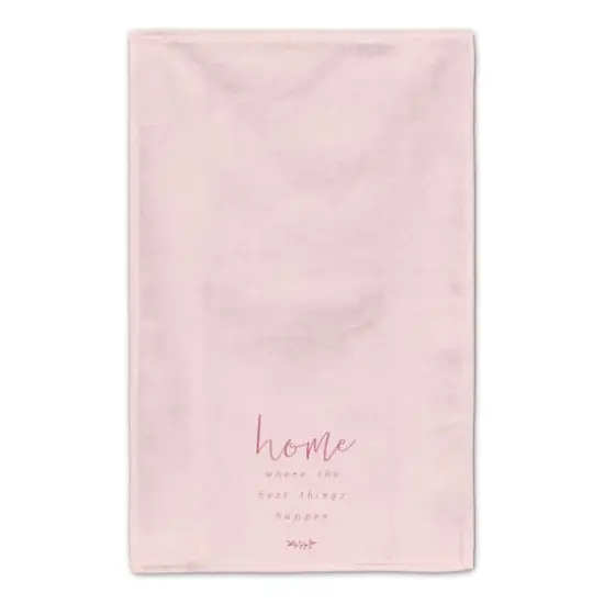 Where the Best Things Happen Tea Towel Set Pink {5}