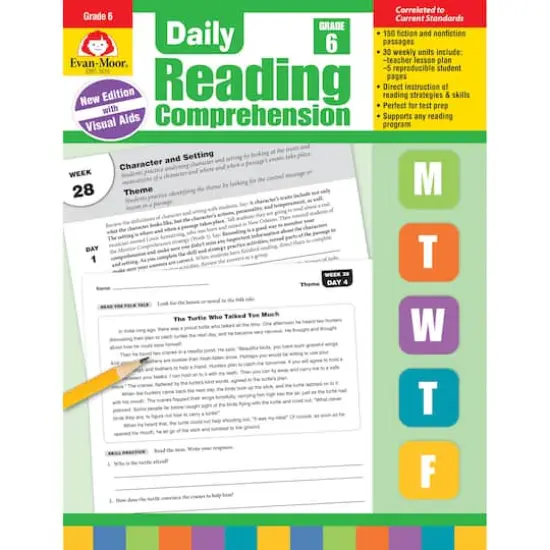 Daily Reading Comprehension, Grade 6 {1}