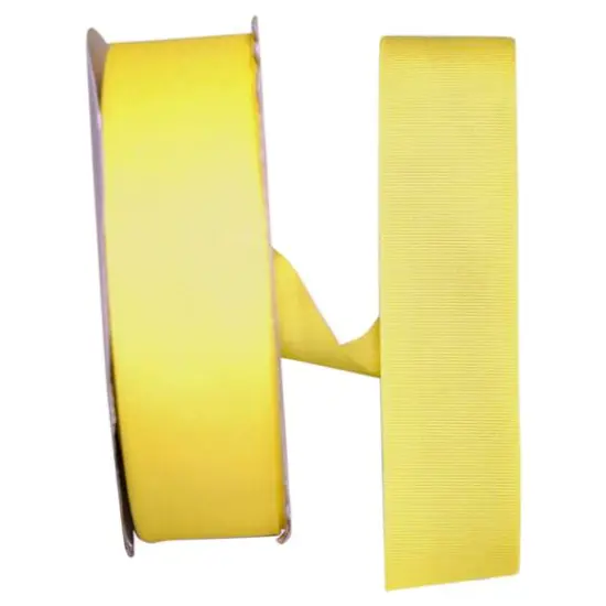 The Ribbon Roll 1.5" x 50yd. Grosgrain Solid Ribbon Lemon {1}