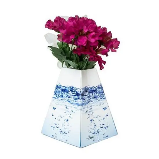 JAM Paper Pop-Up Vase Boxes, 3ct. Water Drops {1}