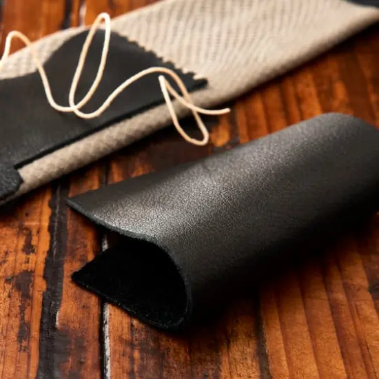 Genuine Leather Trim Piece by ArtMinds&trade; Black {1}