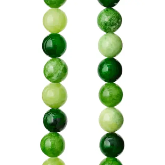 Green Jasper Round Beads, 10mm by Bead Landing&trade; {1}