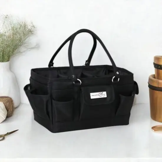 Everything Mary Black Deluxe Store & Tote Craft Organizer {1}