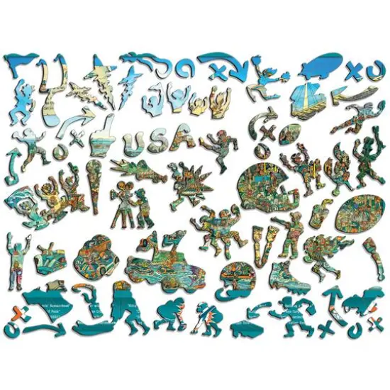 Joe Journeyman NFL Wooden Puzzle Miami Dolphins {3}