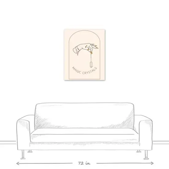 Magic Crystals 8 24" x 30" Canvas Wall Art {6}