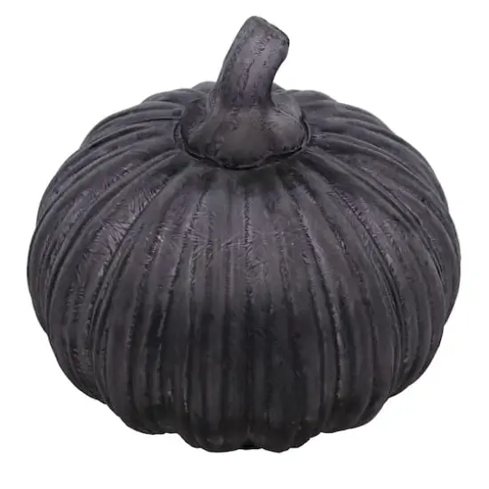4.5" Black Glass Pumpkin by Ashland&reg; {1}