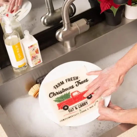 DII&reg; Christmas Truck Swedish Dishcloth Set, 3ct. {8}