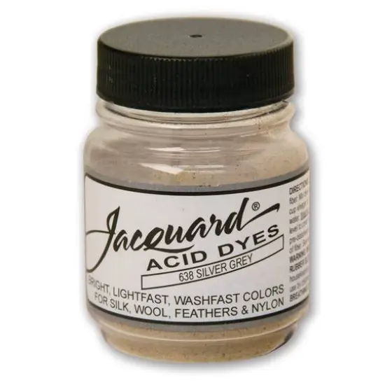 Jacquard&reg; Acid Dye, 0.5oz. Silver Gray {1}
