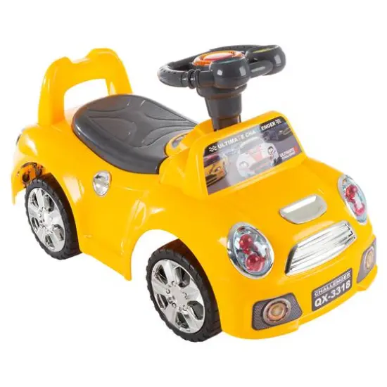Toy Time Yellow Ride-On Car {1}