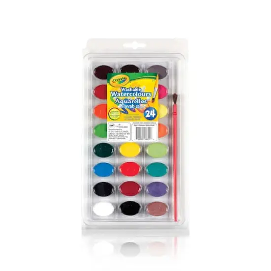 Crayola&reg; Washable Watercolors Pan Set, 24ct. {1}