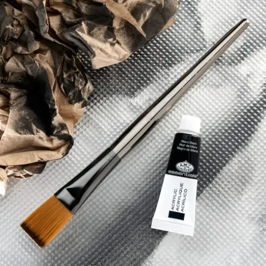 Zen&reg; Series 73 Synthetic All Media Short Handle One Stroke Brush, 3/4" {5}