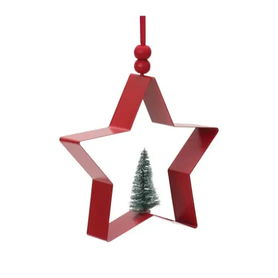 Star & Pine Tree Cookie Cutter Ornament Set {4}