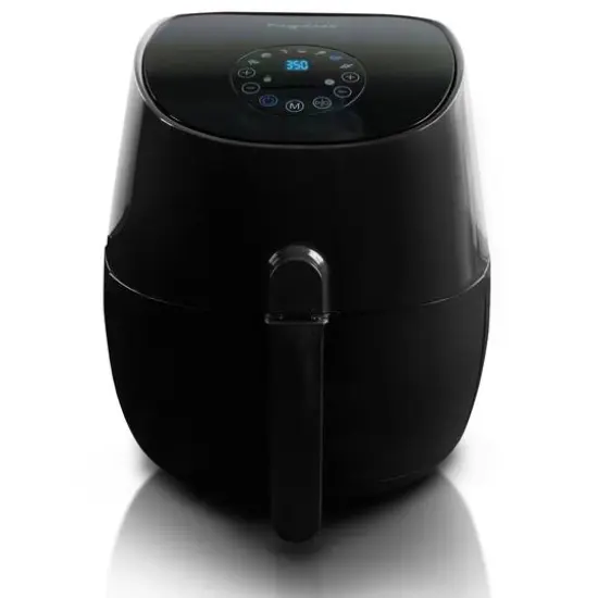 MegaChef 3.5qt. Sleek Black Airfryer & Multicooker With 7 Pre-programmed Settings {4}