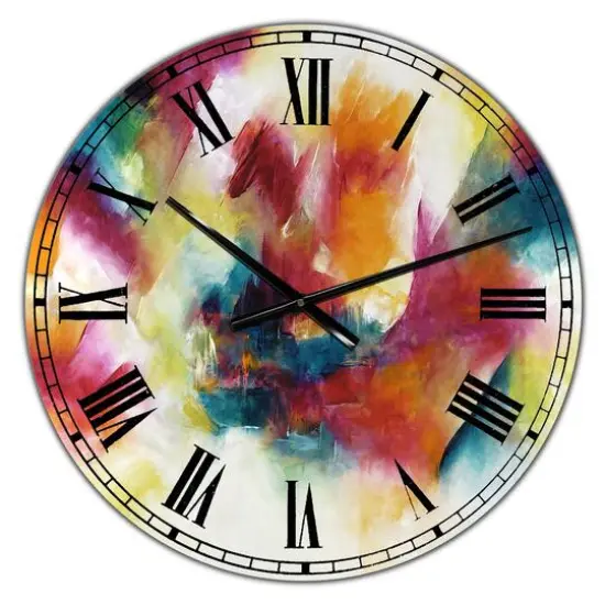 Designart Taking Center Stage Oversized Modern Wall Clock {1}