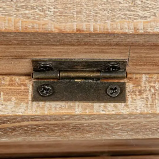 Hello Honey® 3ft. 2-Tier Natural Wood Folding Storage Stand {11}