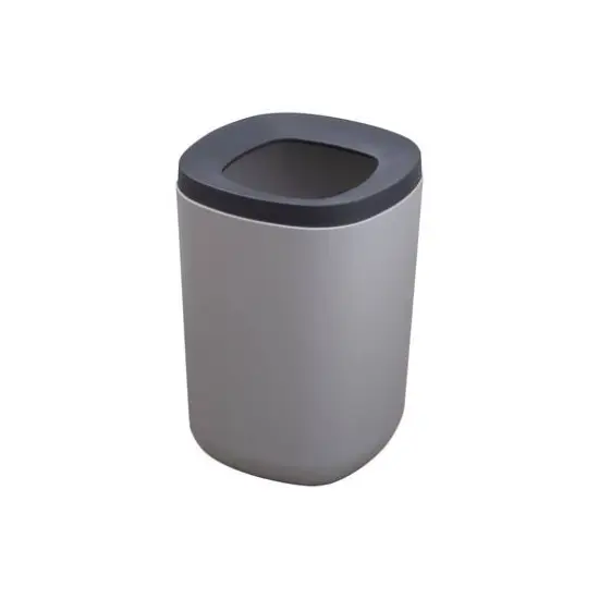 Bath Bliss Gray 2 Piece Wastebasket {1}