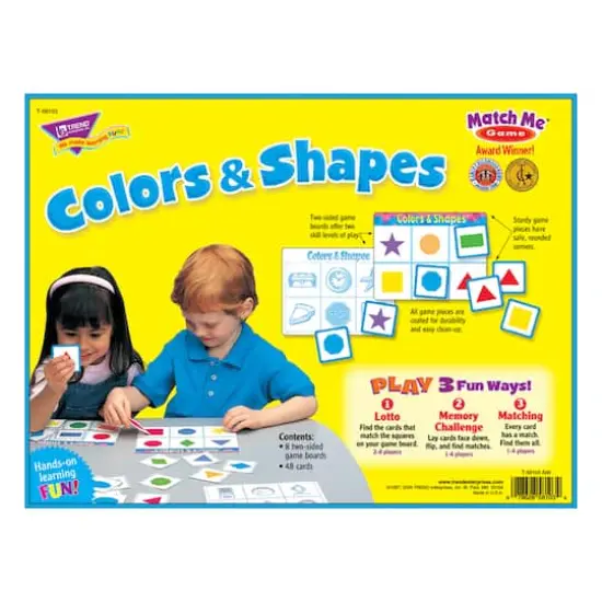 Trend Enterprises Colors and Shapes Match Me&reg; Games {4}