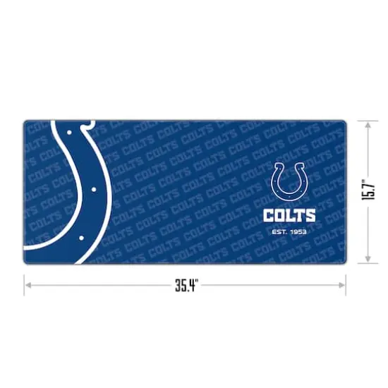 Logo Series Desk Pad Indianapolis Colts {4}