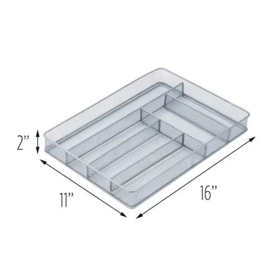 Honey Can Do Large Mesh Cutlery Tray {6}