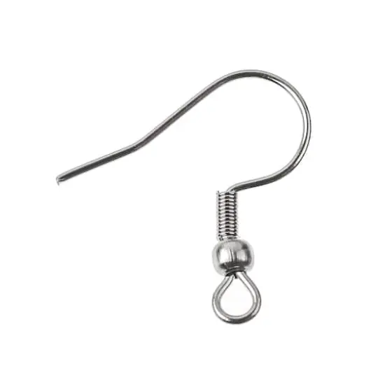 Fish Hook Ear Wires, 20ct. by Bead Landing&trade; Stainless Steel {4}