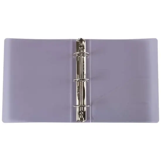 JAM Paper 1.5" Glass Twill Plastic Mini Binders, 6ct. {3}