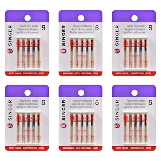 SINGER&reg; Universal Regular Point Needles, 30ct. {1}