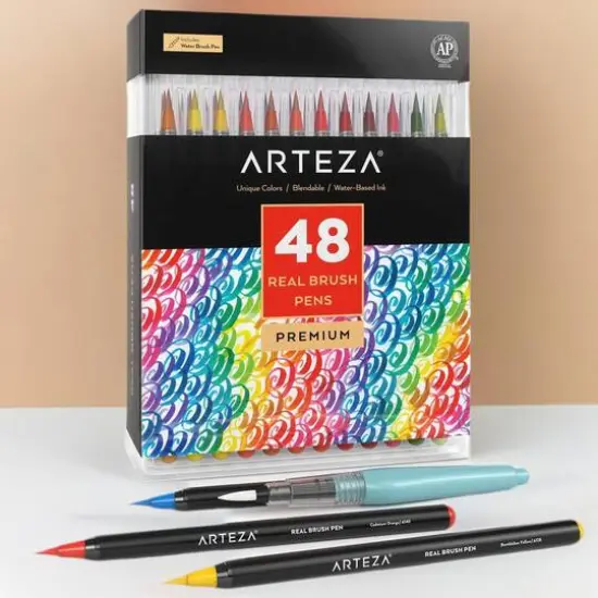 Arteza&reg; 48 Real Brush Pens&reg; Set {9}