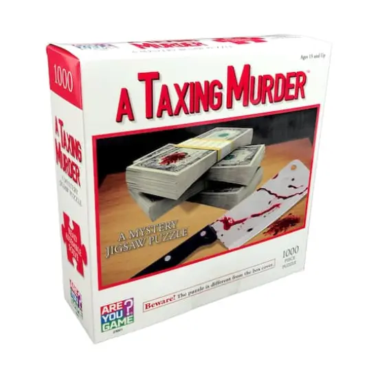 A Taxing Murder&trade; Classic Mystery 1,000 Piece Jigsaw Puzzle {1}