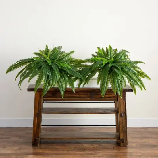 4ft. UV-Resistant Artificial Boston Ferns, 2ct. {6}