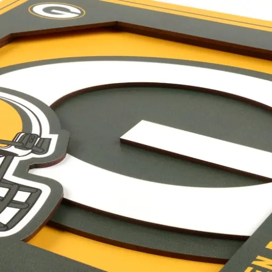 NFL 3D Logo Series Wall Art Green Bay Packers {6}