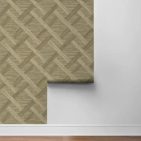 Surface Style Java Weave Peel & Stick Wallpaper Latte {9}
