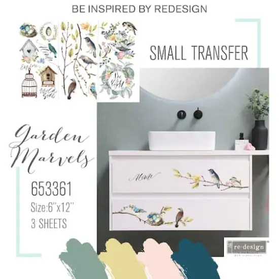 Prima&reg; Re-Design&reg; Garden Marvels D&eacute;cor Transfers {1}