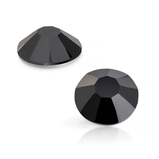 Preciosa MAXIMA SS7 Flat Back Czech Crystals, 144ct. Jet {4}