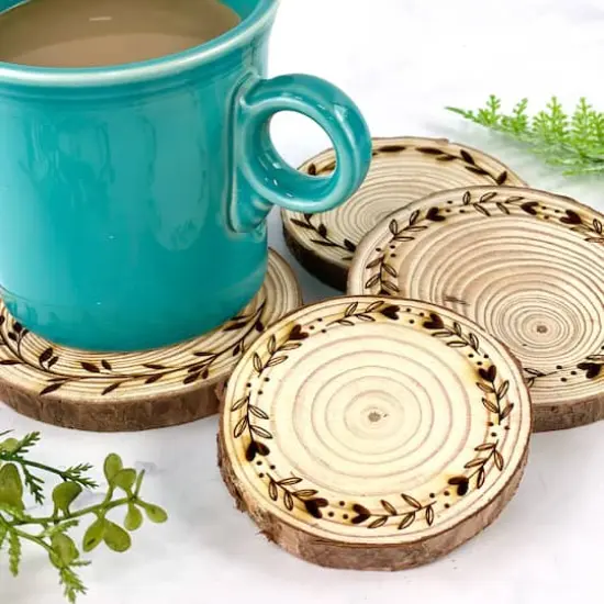 ArtSkills® 55 Piece Beginners Wood Burning Kit with Wood Rounds {10}