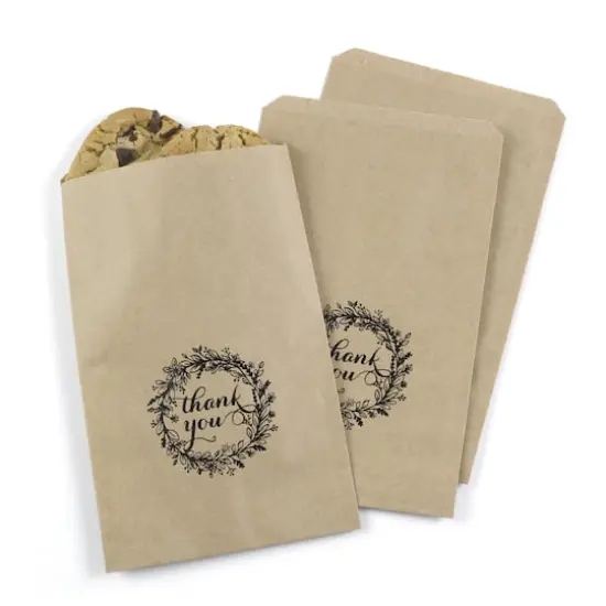 Hortense B. Hewitt Co. Rustic Wreath Treat Bags, Kraft {1}
