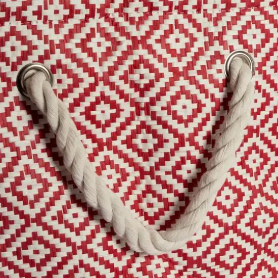 DII&reg; Large Geo Diamond Rectangle Paper Bin Rust {5}